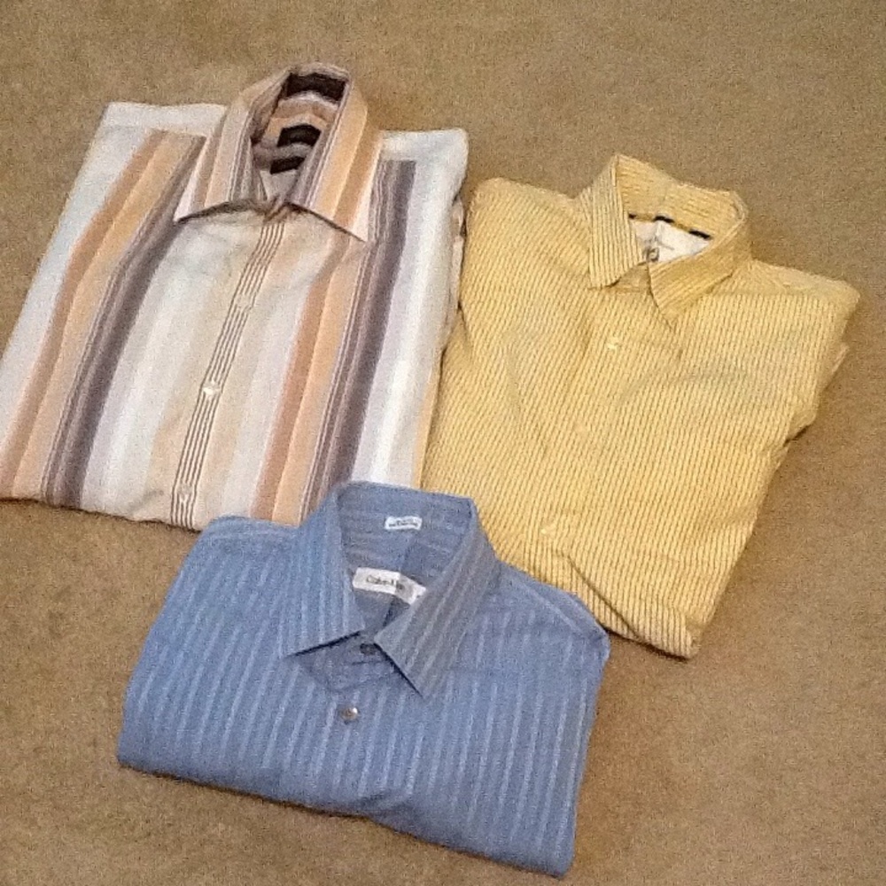 Cotton long sleeve dress/casual shirt bundle M